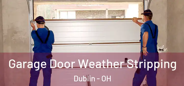  Garage Door Weather Stripping Dublin - OH